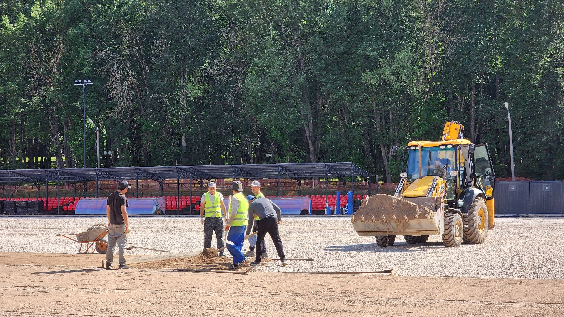 волоколамск, ремонт стадиона,