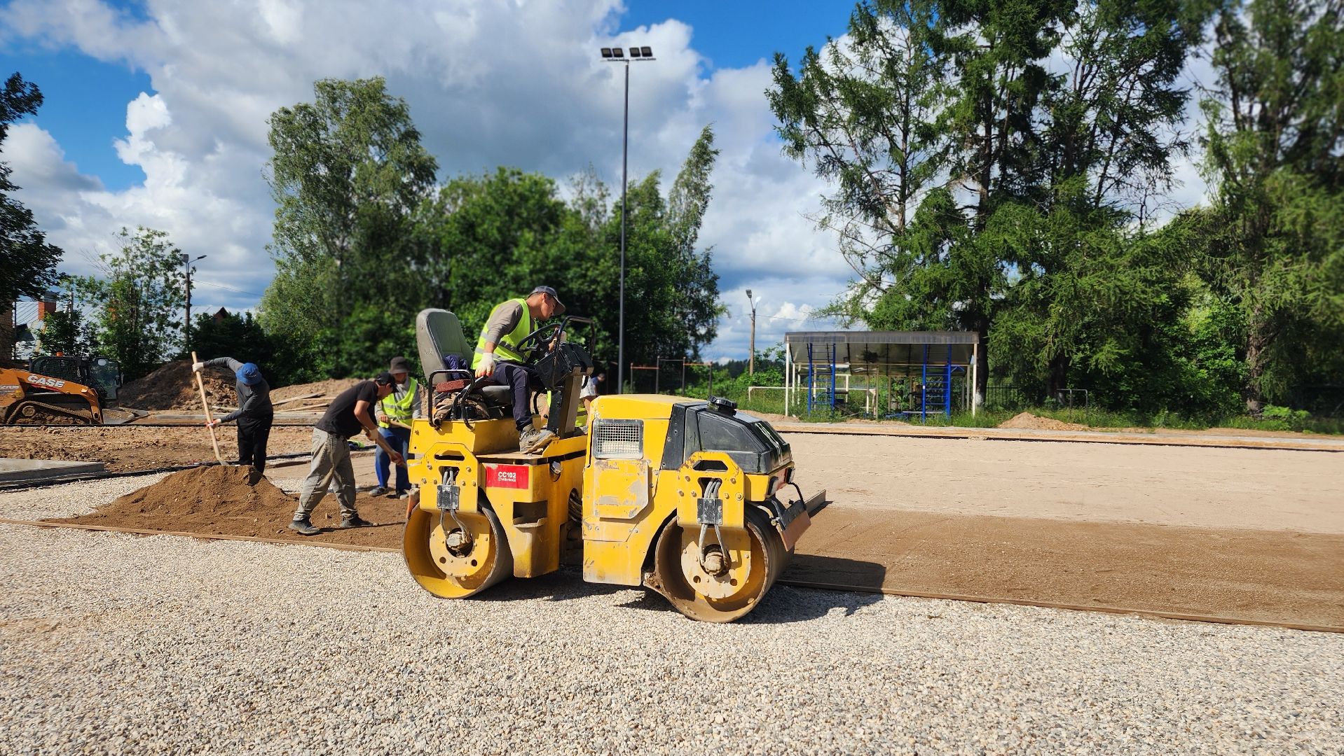 волоколамск, ремонт стадиона,