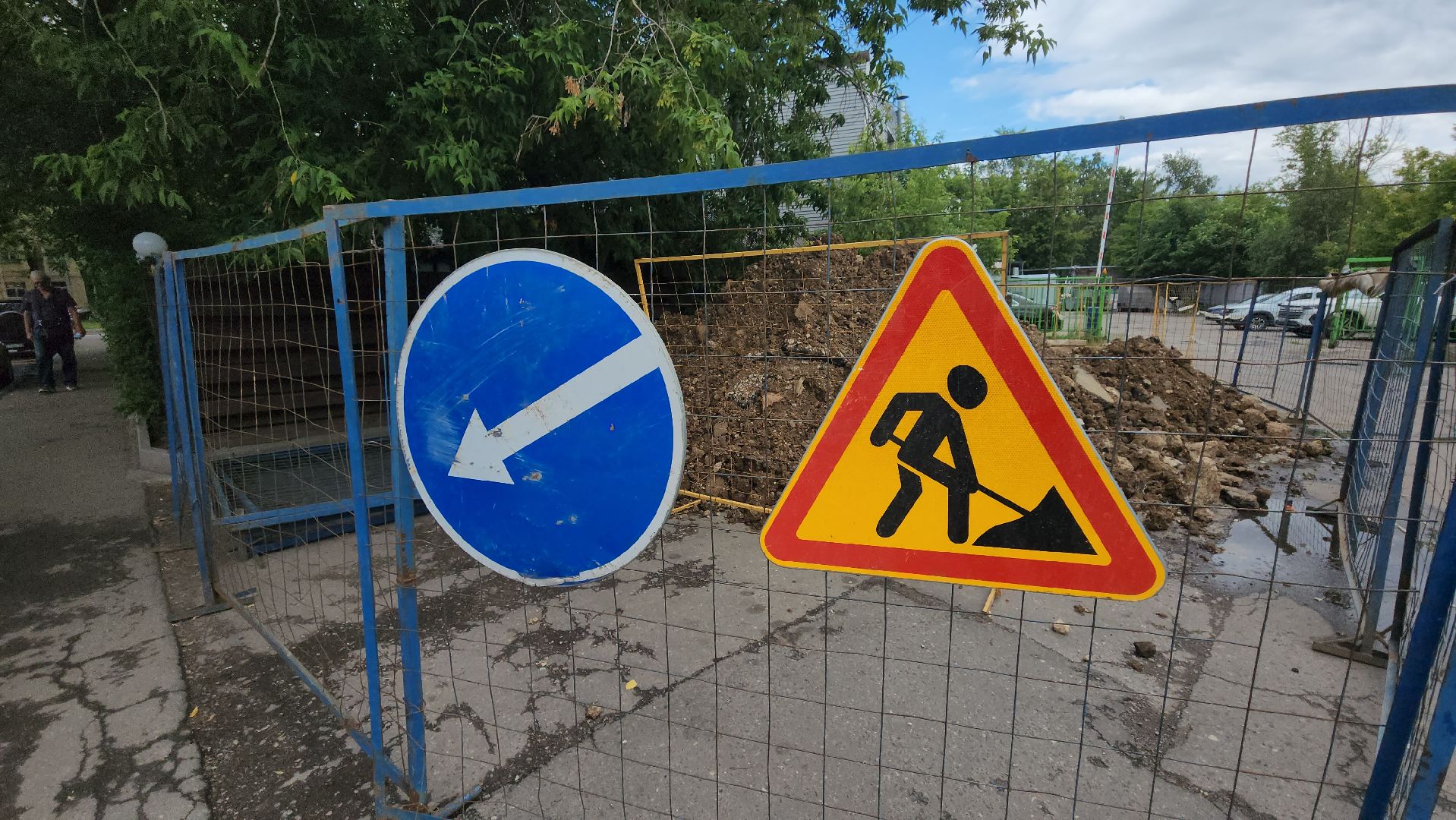 ремонт, трубы, теплотрасса,