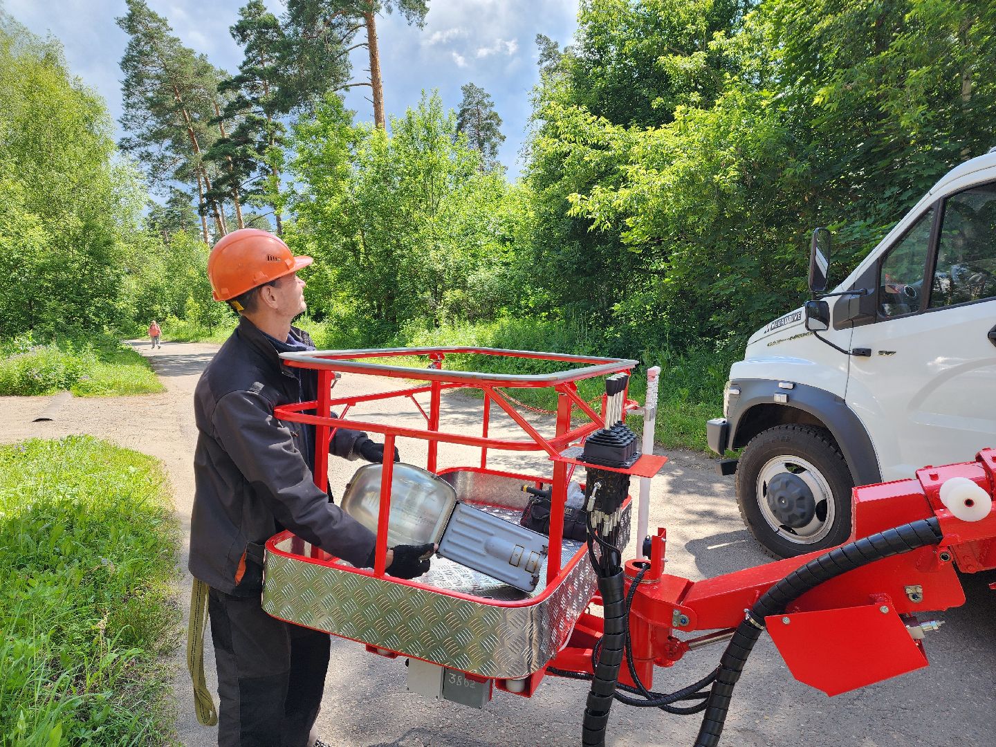 красноармейск, городской округ пушкинский, уличное освещение, светодиодные фонари,