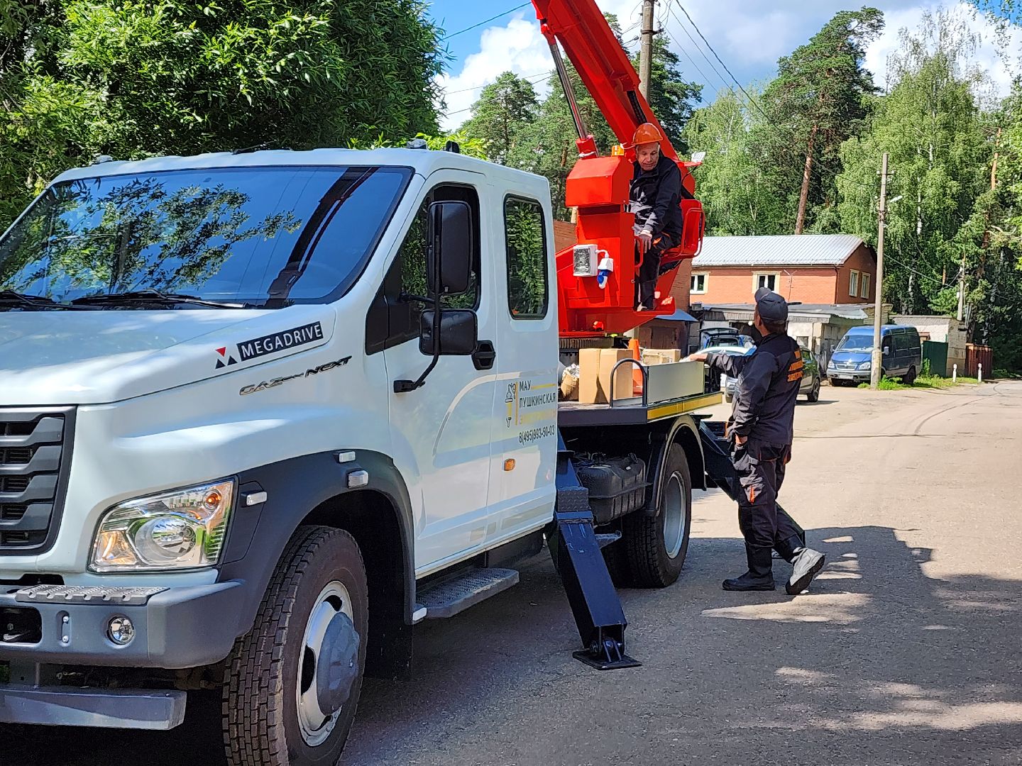 красноармейск, городской округ пушкинский, уличное освещение, светодиодные фонари,