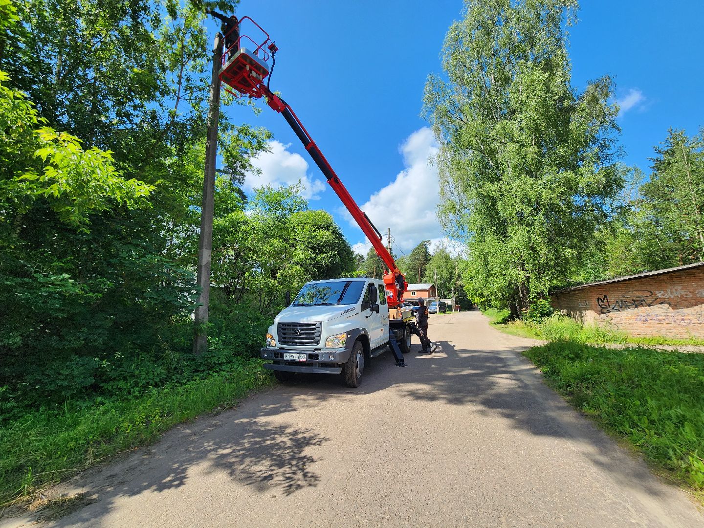 красноармейск, городской округ пушкинский, уличное освещение, светодиодные фонари,