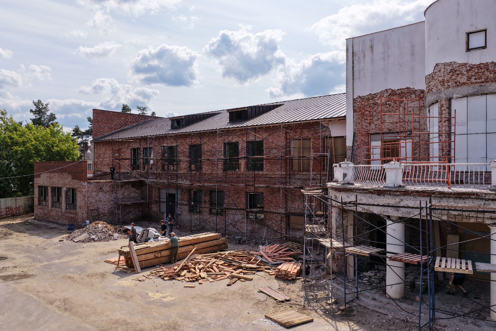 видео с коптера, дом культуры им Нариманова, дом культуры в шатуре,