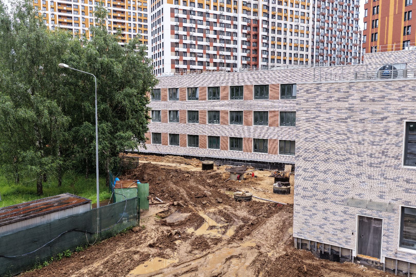 видео с коптера, детский сад в одинцове, детский сад в жк инновация,