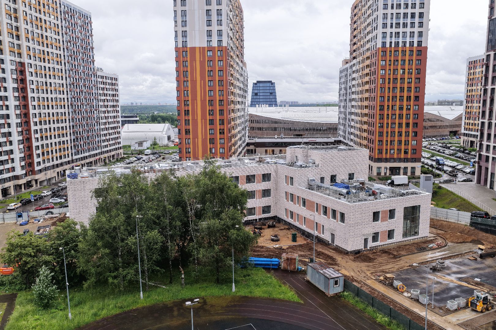 видео с коптера, детский сад в одинцове, детский сад в жк инновация,