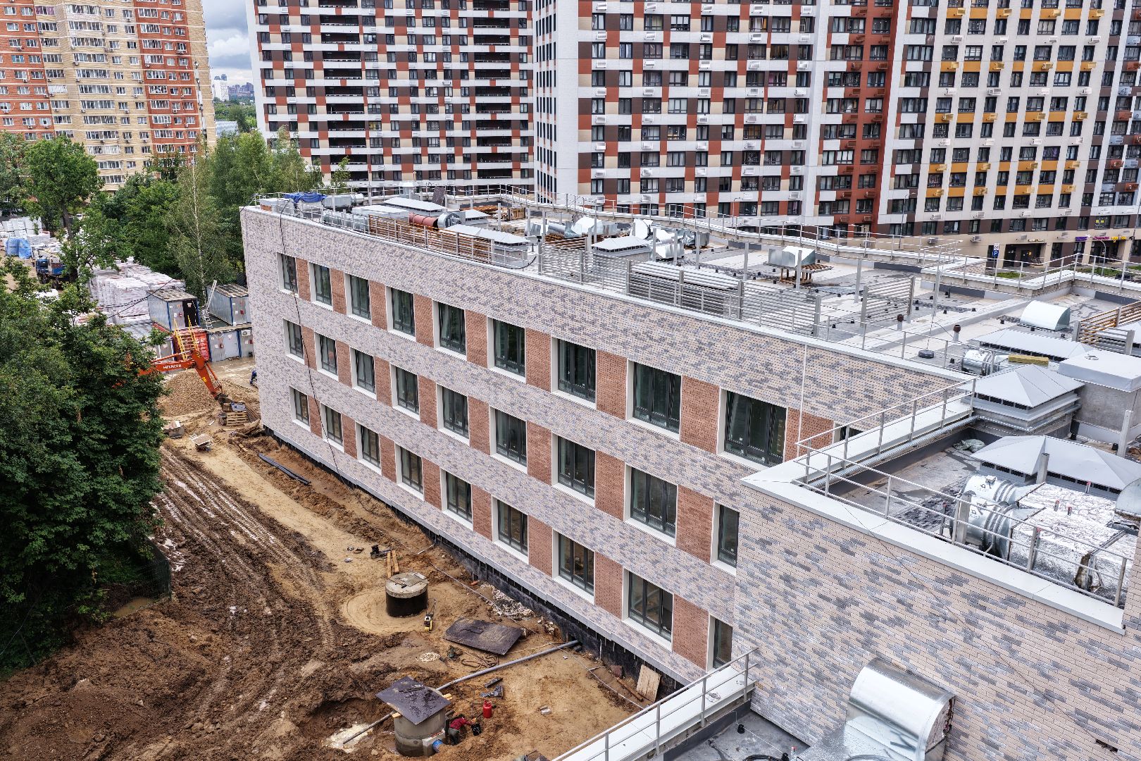 видео с коптера, детский сад в одинцове, детский сад в жк инновация,