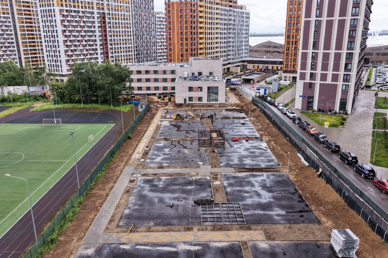 видео с коптера, детский сад в одинцове, детский сад в жк инновация,