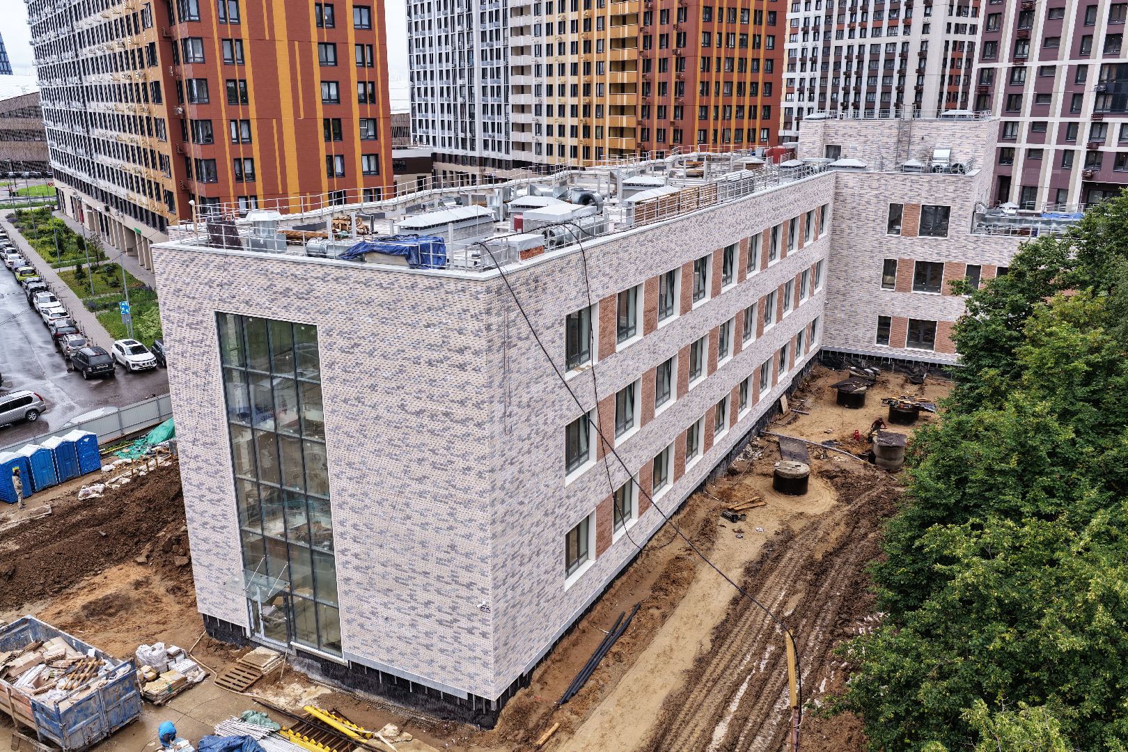 видео с коптера, детский сад в одинцове, детский сад в жк инновация,