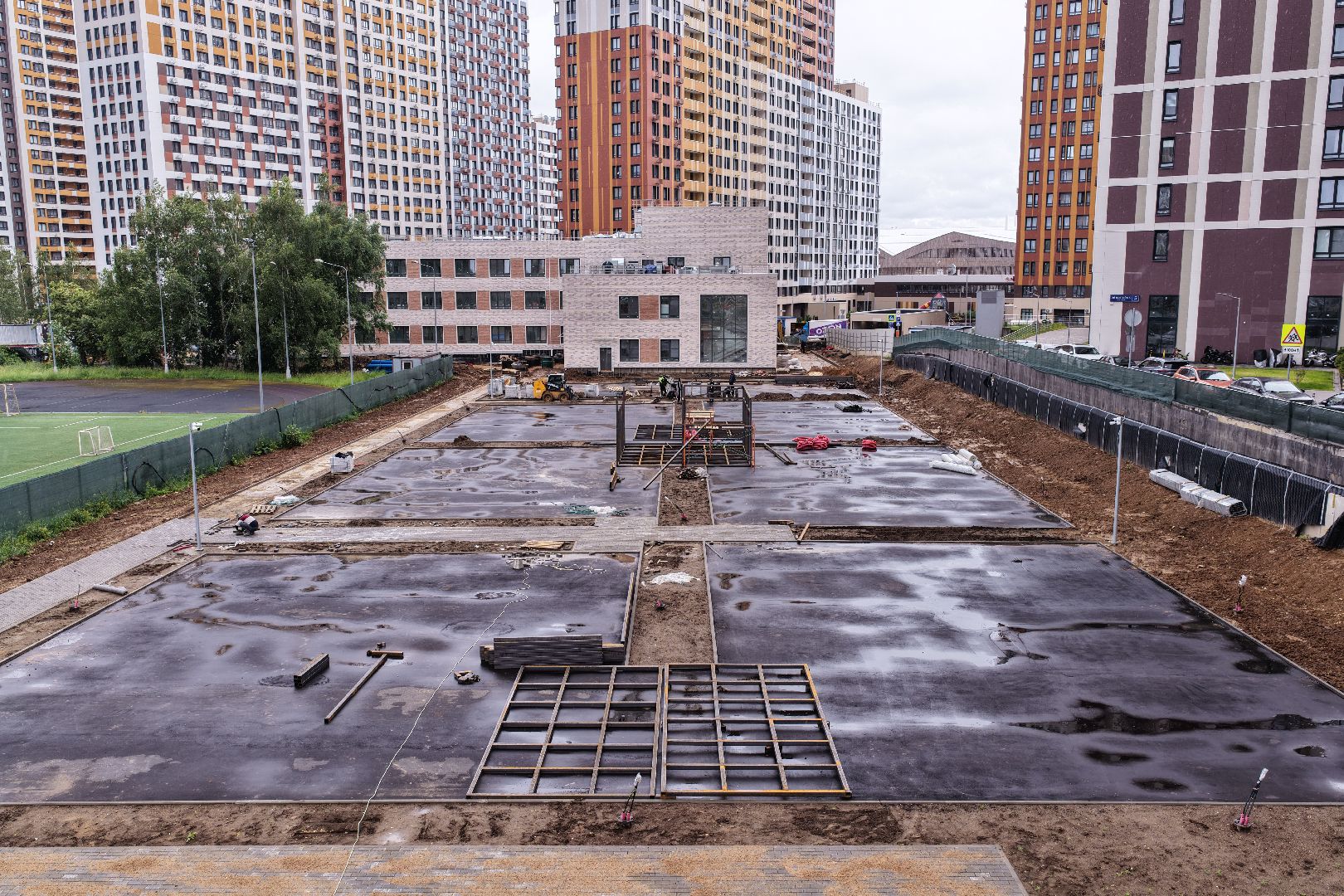 видео с коптера, детский сад в одинцове, детский сад в жк инновация,