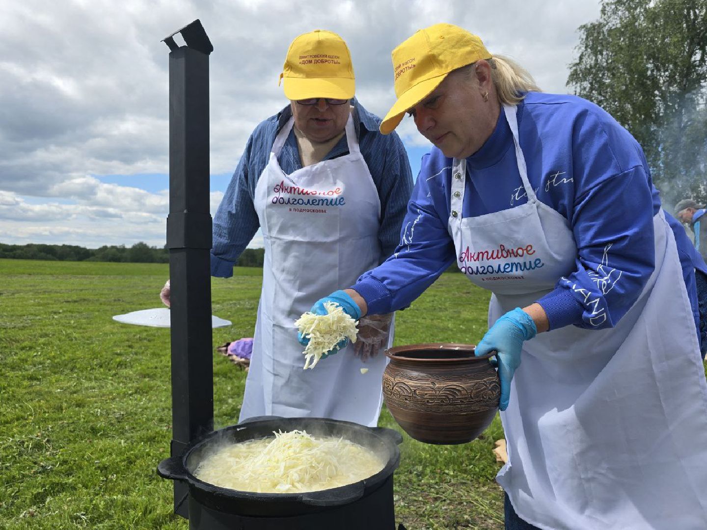 можайск, можайский муниципальный округ, подмосковье, фестиваль, Щи из топора на полях Бородина, активное долголетие , бородино, музей-заповедник бородинское поле, губернаторская программа,