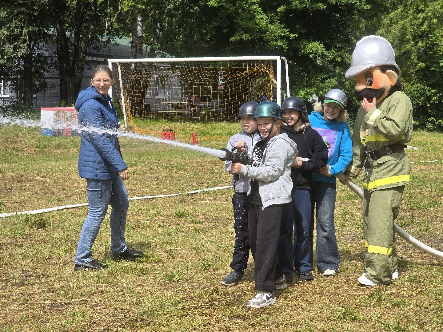 Коломна, мчс, День пожарной безопасности , детский лагерь,