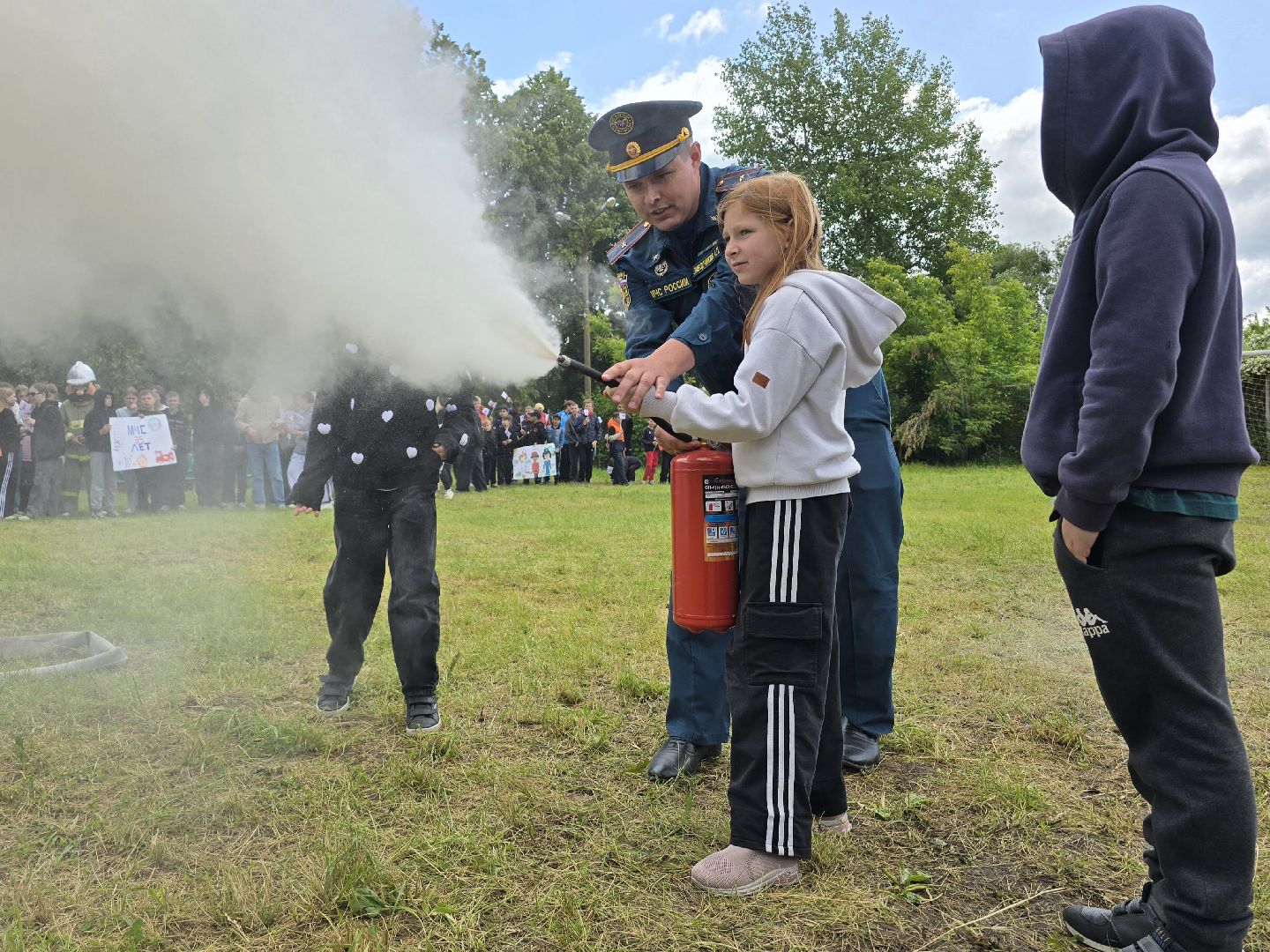 Коломна, мчс, День пожарной безопасности , детский лагерь,