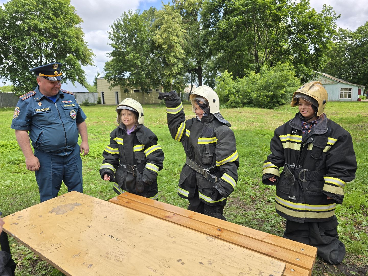 Коломна, мчс, День пожарной безопасности , детский лагерь,