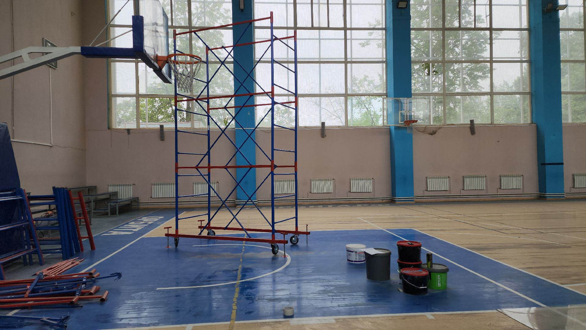 ремонт, спортивная школа,