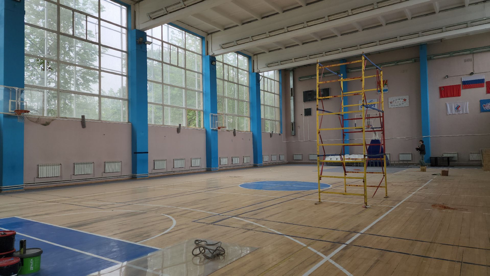 ремонт, спортивная школа,