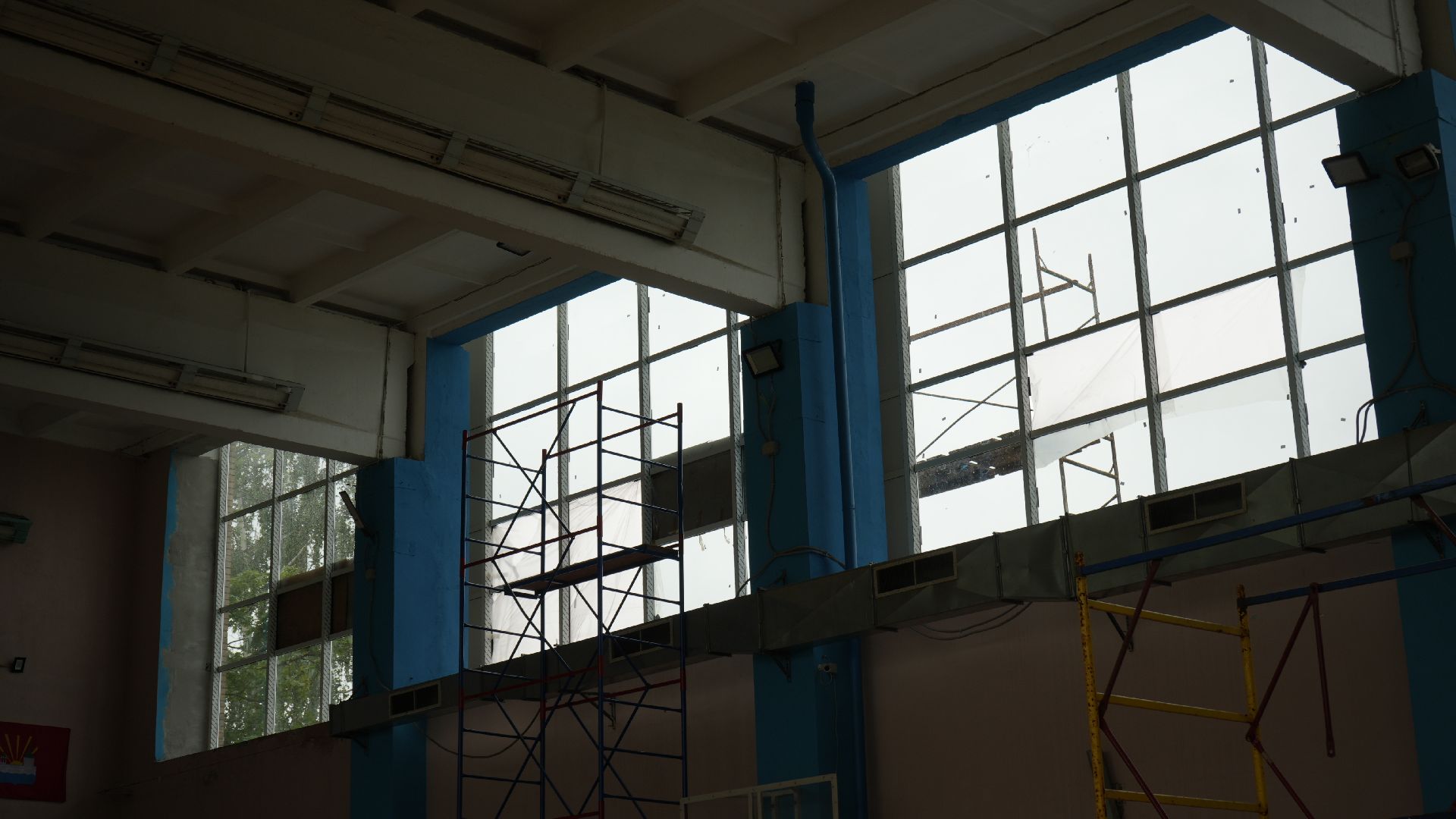 ремонт, спортивная школа,