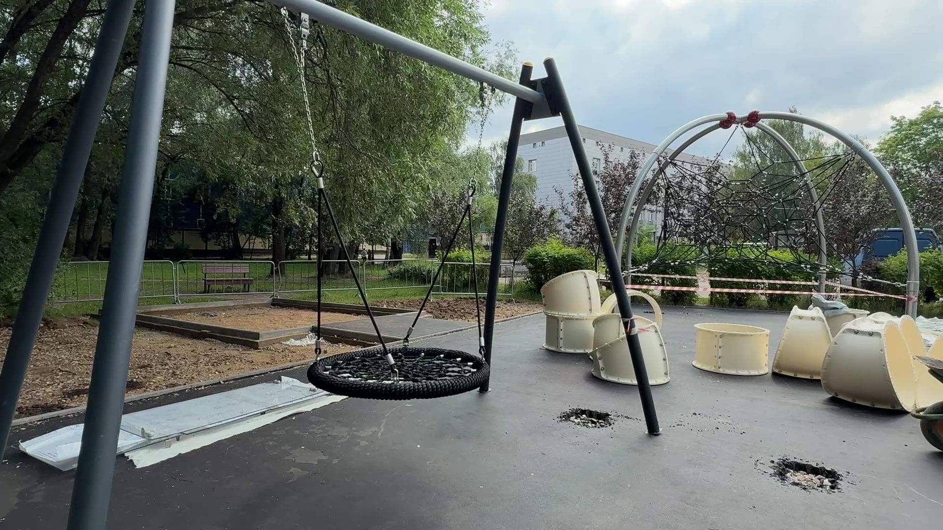 реутов, благоустройство, парк, детская площадка, детская площадка по губернаторской программе,