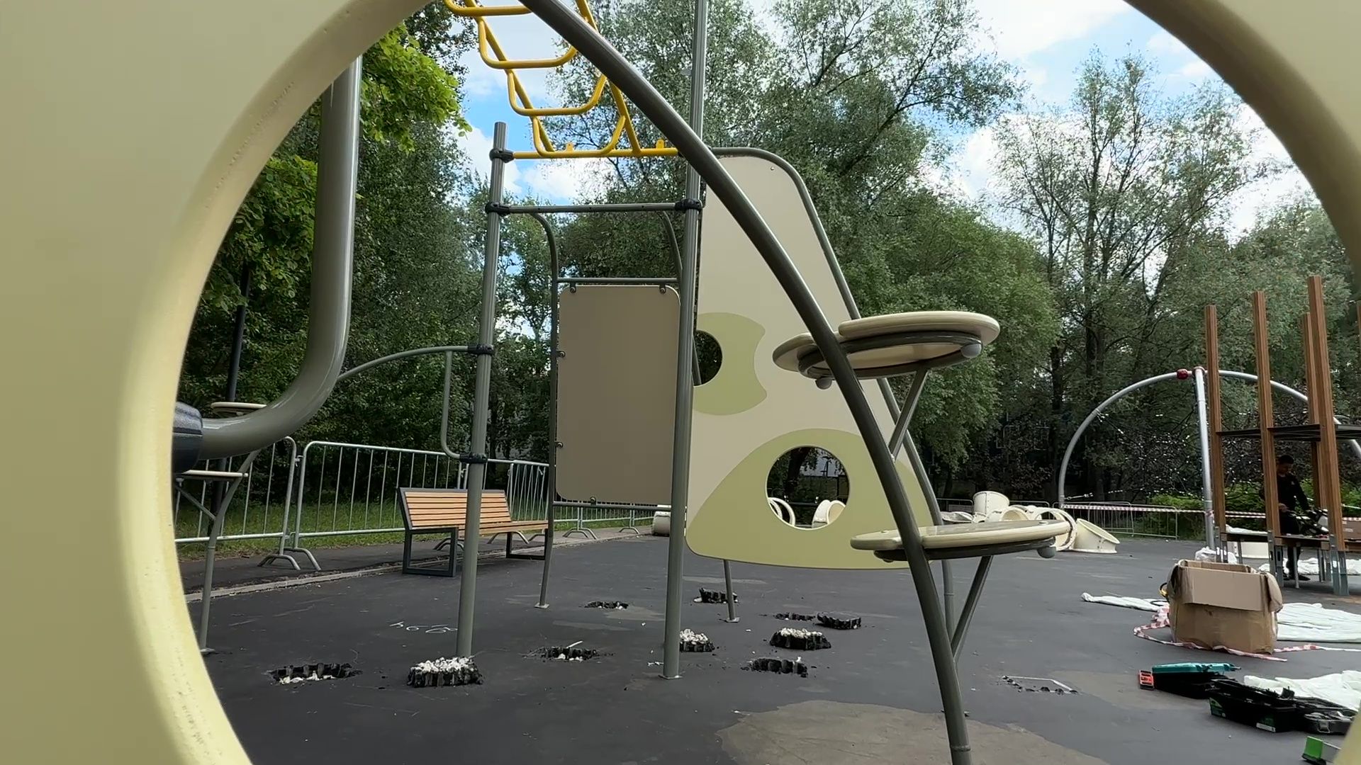 реутов, благоустройство, парк, детская площадка, детская площадка по губернаторской программе,