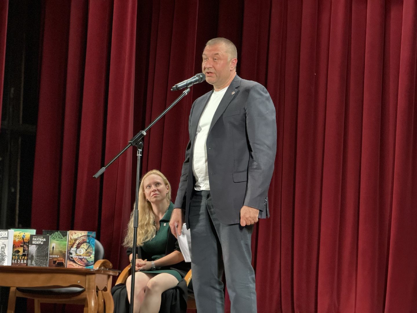 литературная встреча, творческий вечер, сергей антипов , ленинский городской округ, дворец культуры видное,