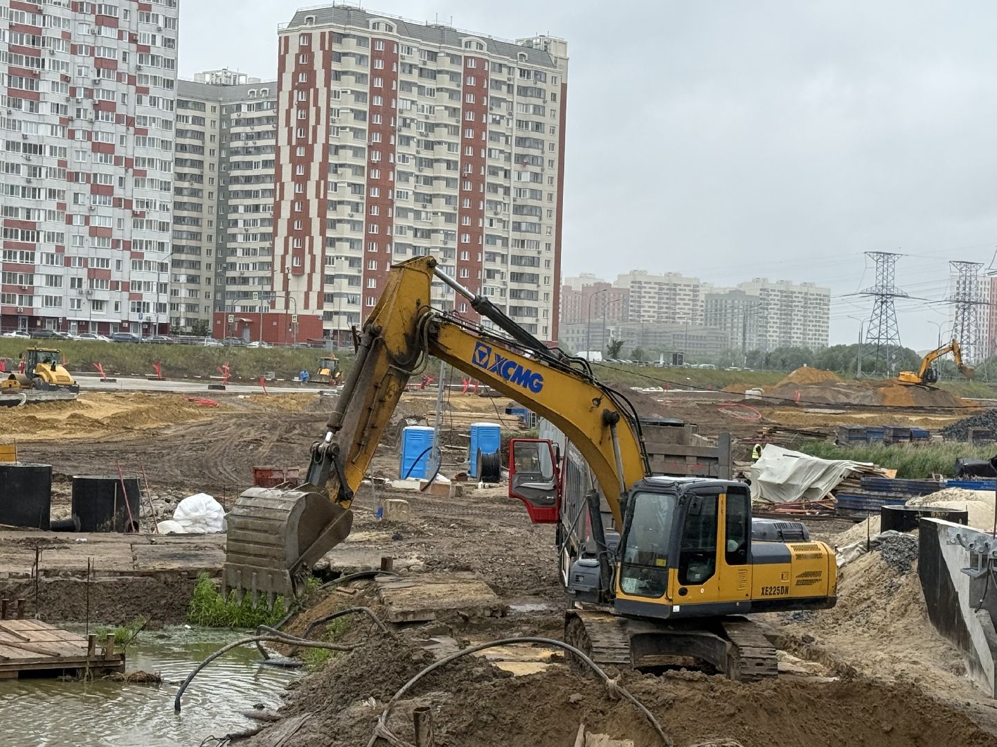 люберцы, строительство, парк Дружба, мост,