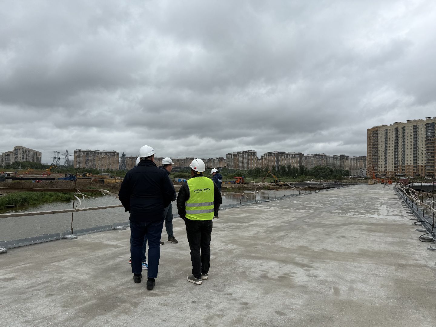 люберцы, строительство, парк Дружба, мост,