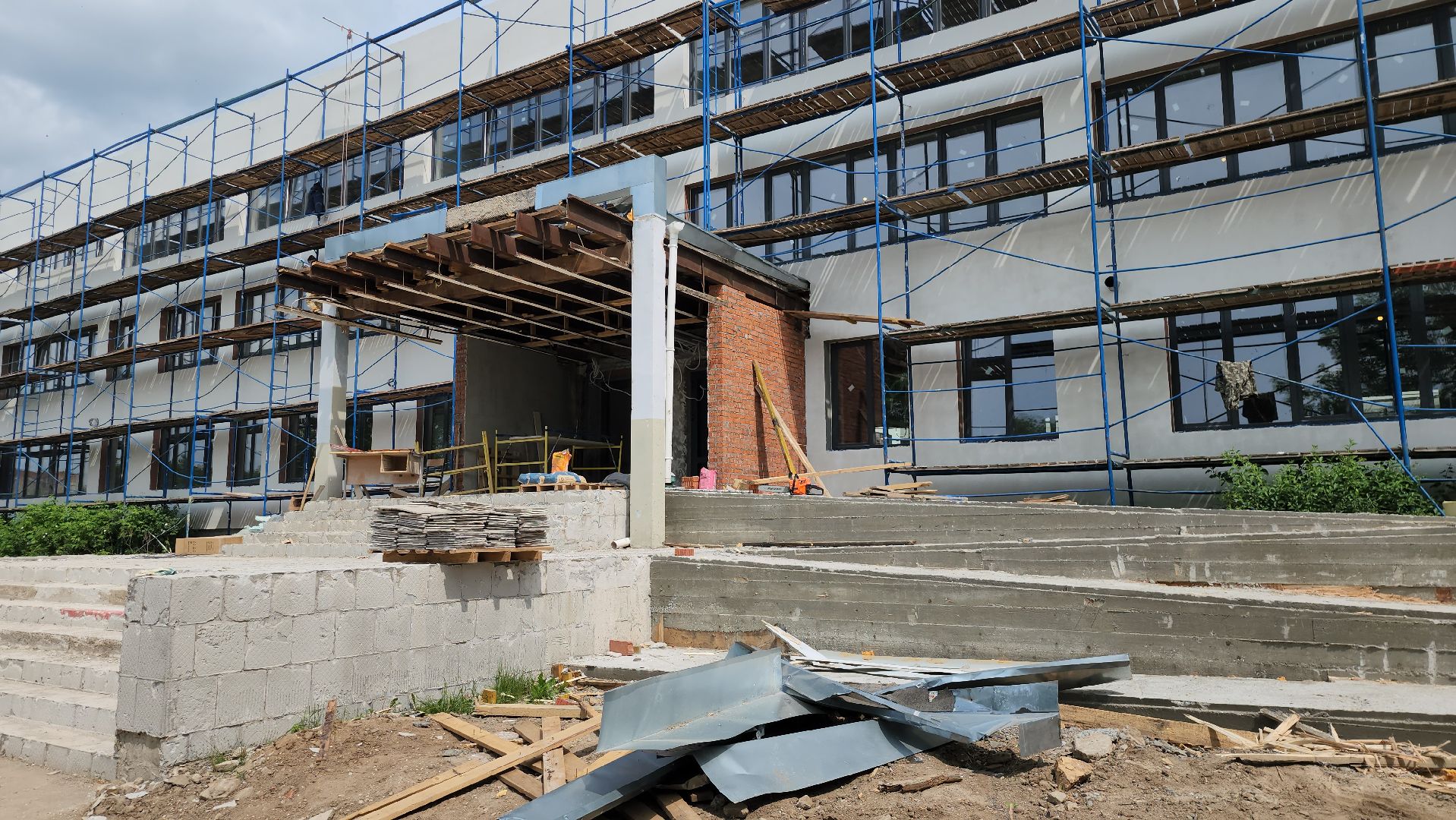 серпухов, подмосковье, капремонт школы,