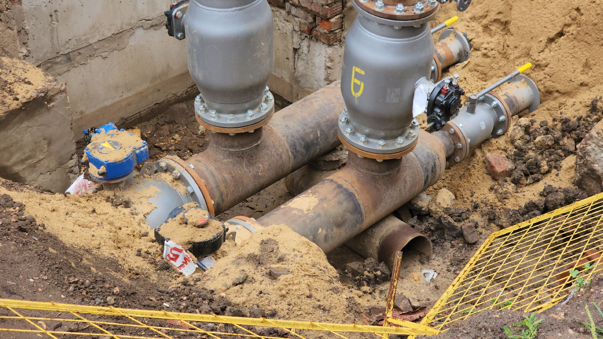 замена трубопровода, щёлково, Новые трубы,