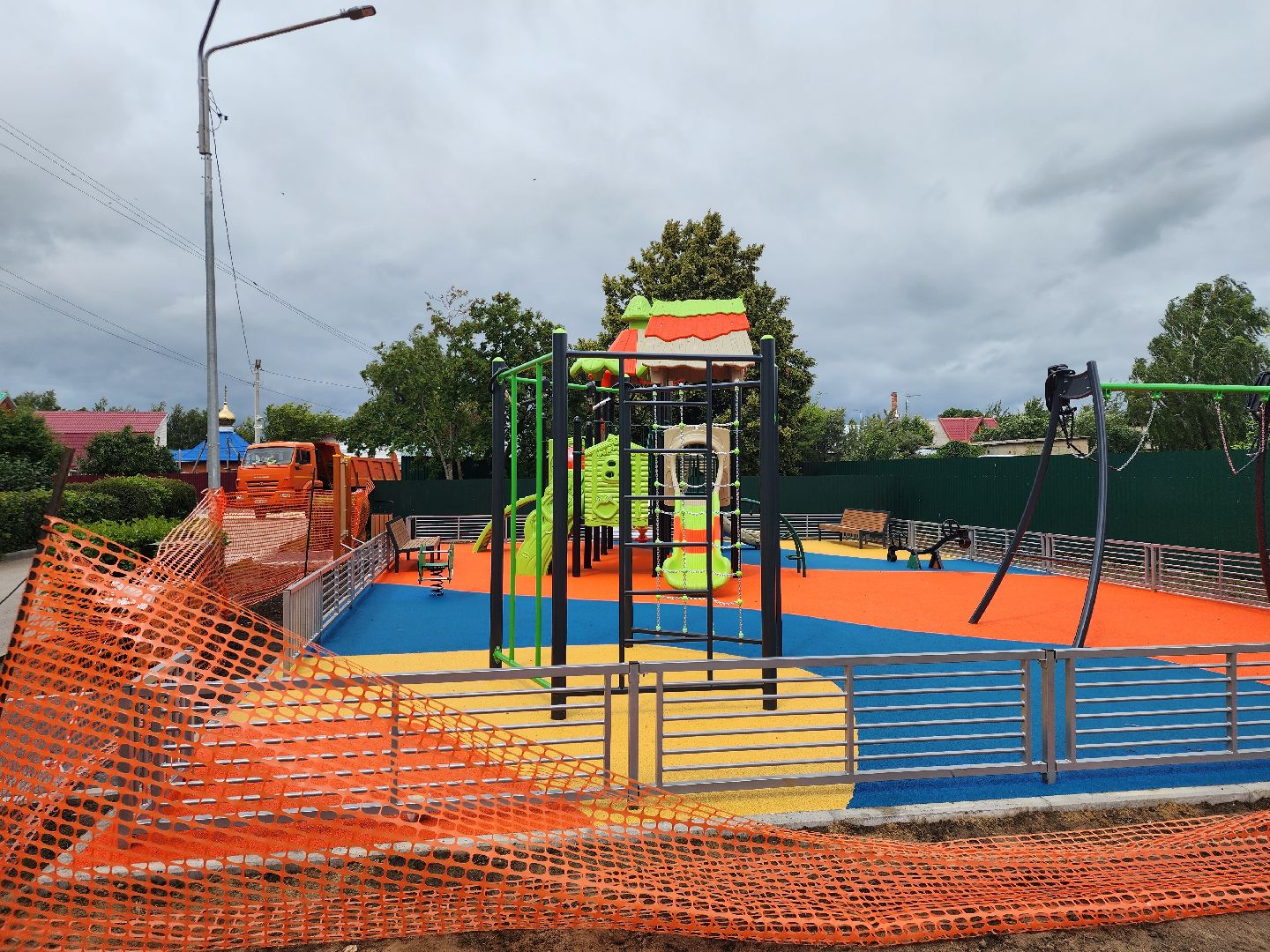 серебряные пруды, поселок успенский, благоустройство, детская  площадка,