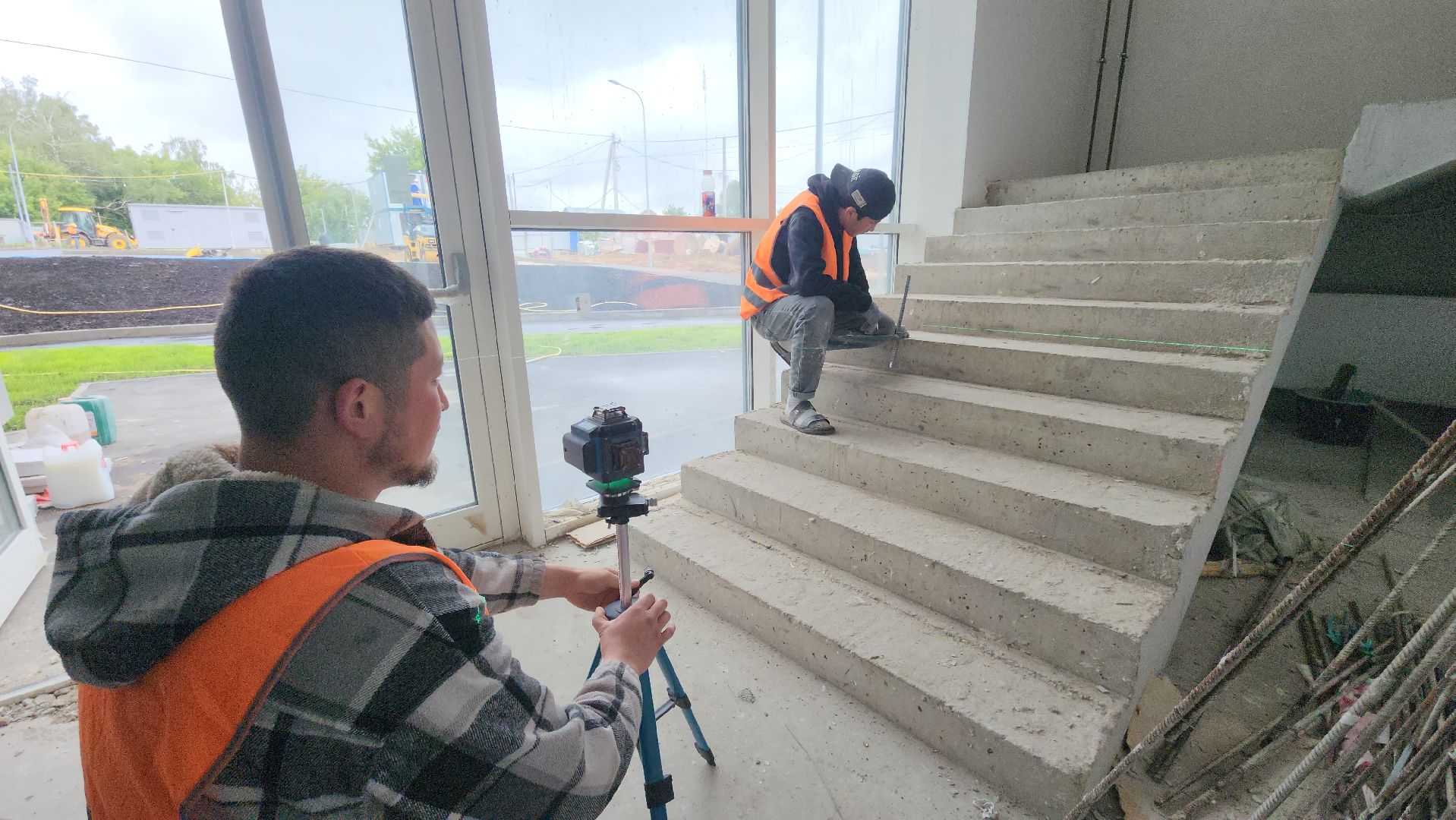 люберцы, новая поликлиника, поселок Октябрьский , строители,