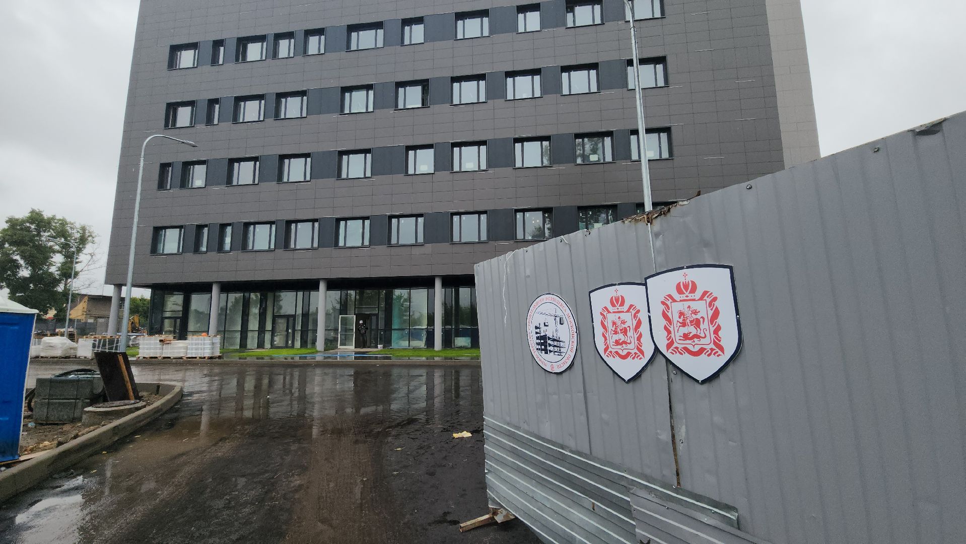 люберцы, новая поликлиника, поселок Октябрьский , строители,