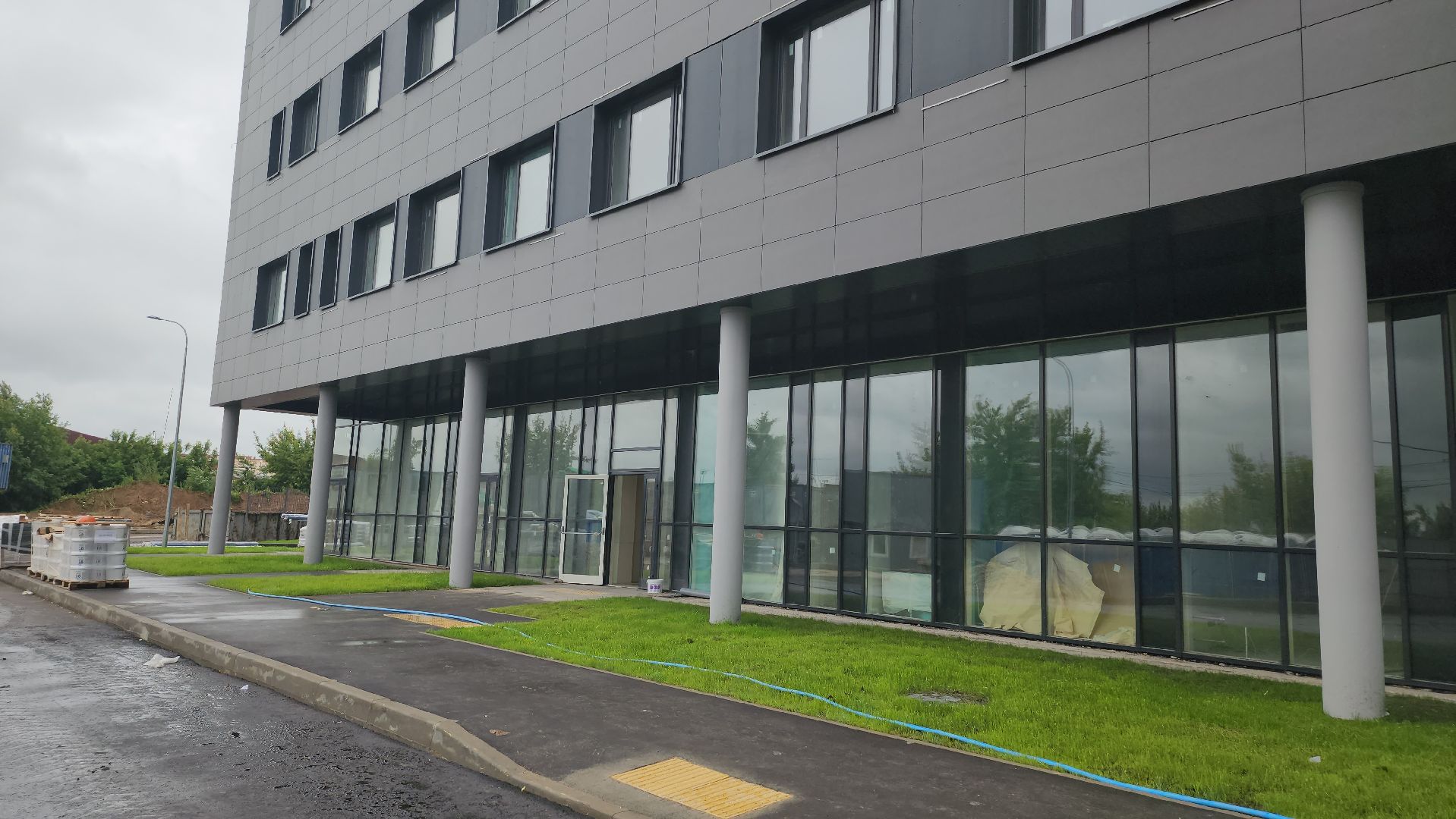 люберцы, новая поликлиника, поселок Октябрьский , строители,