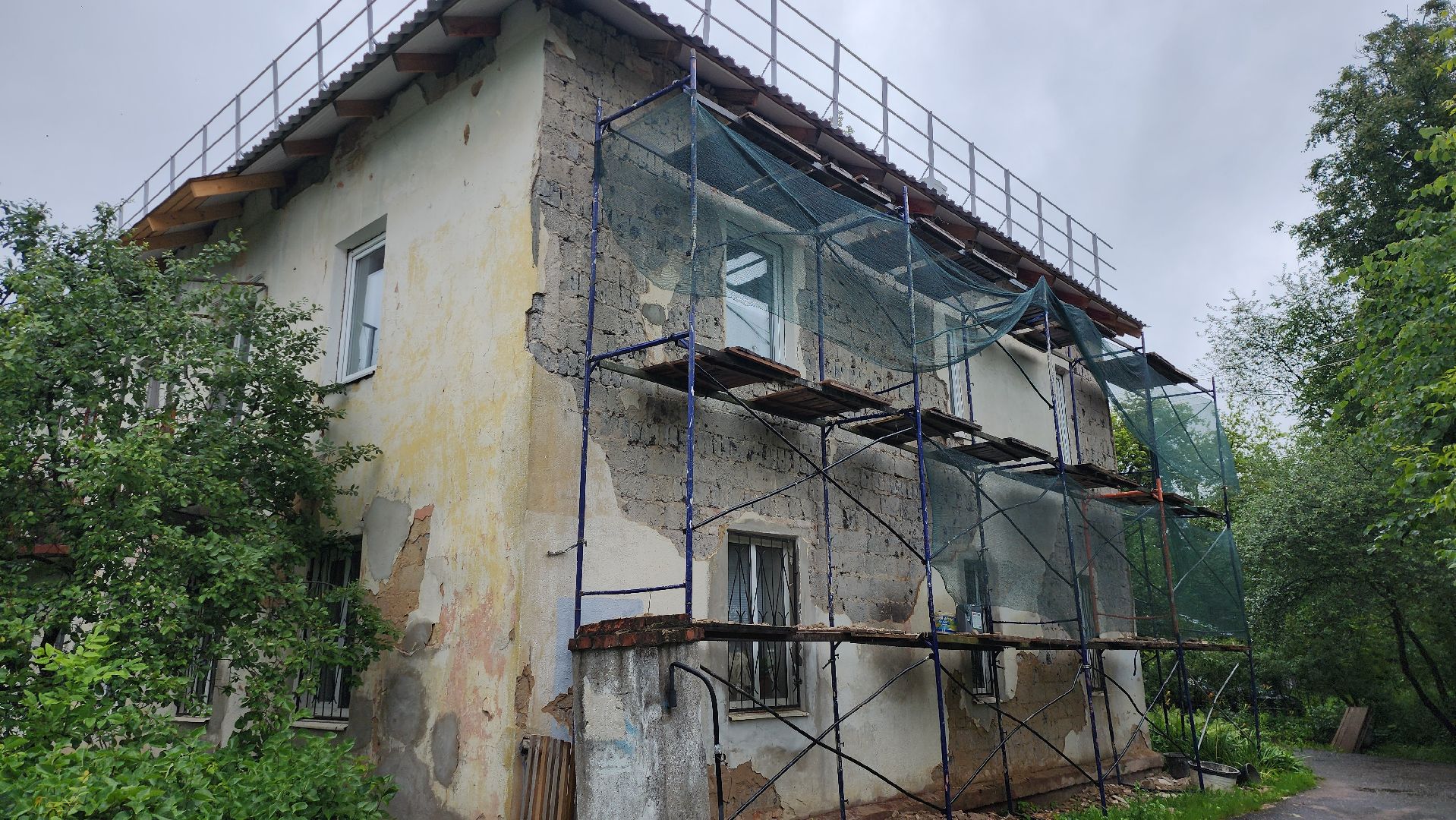 серпухов, серпуховский историко-художественный музей, ремонт фасада,