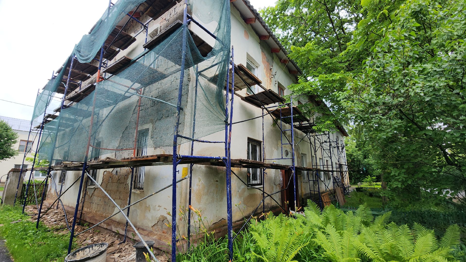 серпухов, серпуховский историко-художественный музей, ремонт фасада,