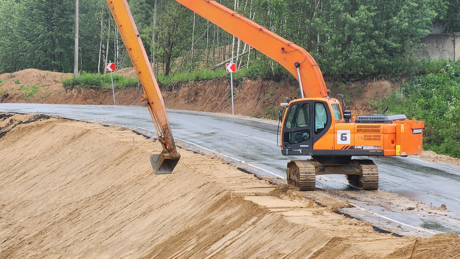 Руза, Тучково, строительство объездной дороги, дороги подмосковья,