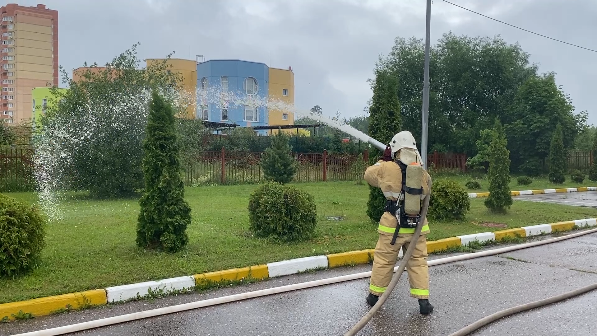 пожарная команда, власиха школа перспектива, летний лагерь , школьный летний лагерь, пожарный расчет,огнеборцы власихи,