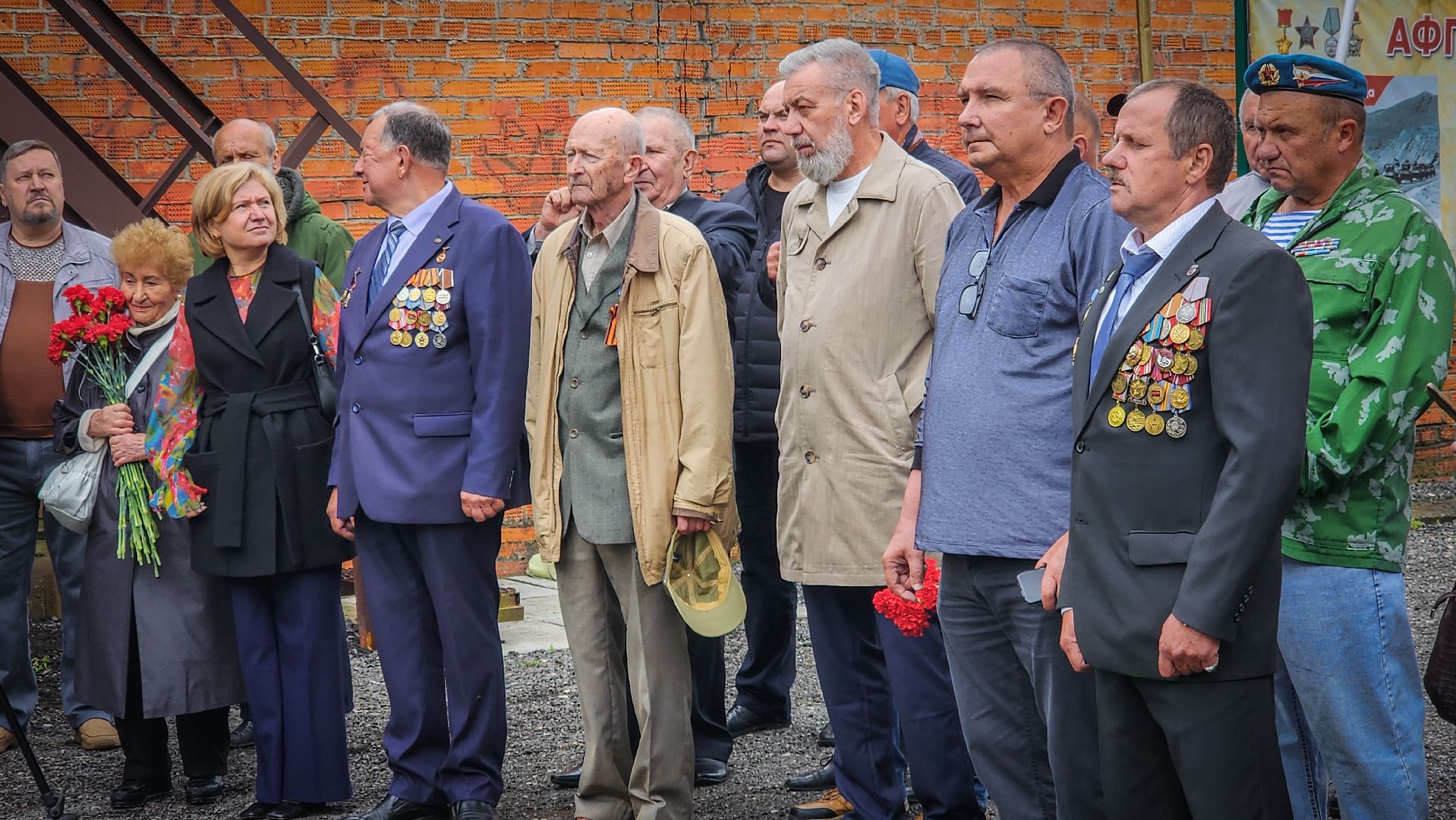 бронницы, открытие памятного знака, ветераны боевых действий, ветераны афганистана,