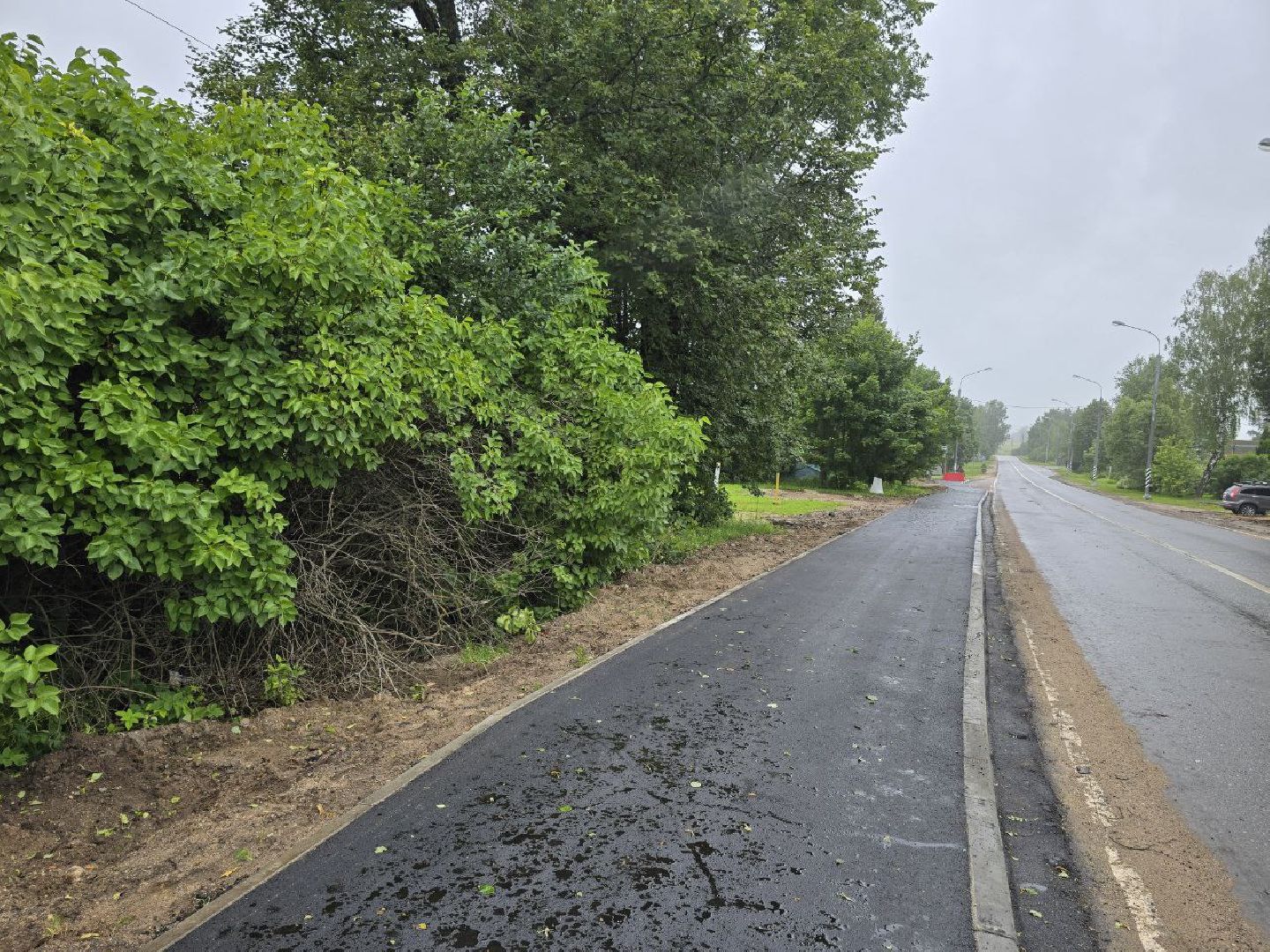 можайск, можайский муниципальный округ, подмосковье, новый тротуар, дороги, Развитие и функционирование дорожно-транспортного комплекса,