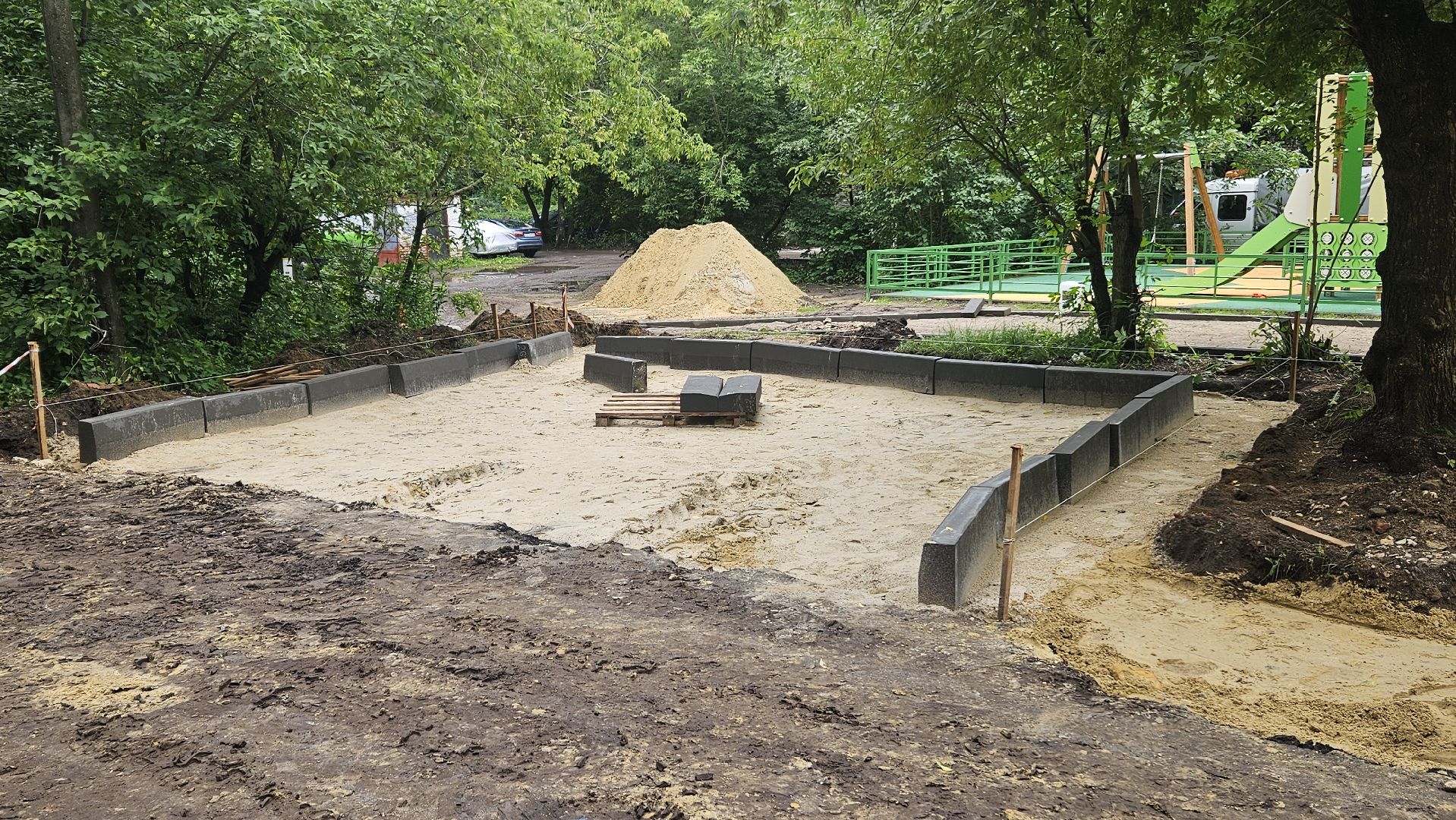 благоустройство, двор, жуковский,