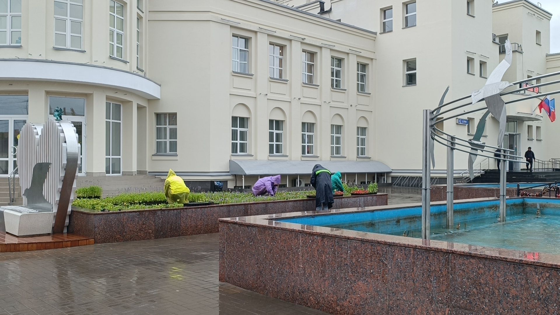 цветы, озеленение, лобня,