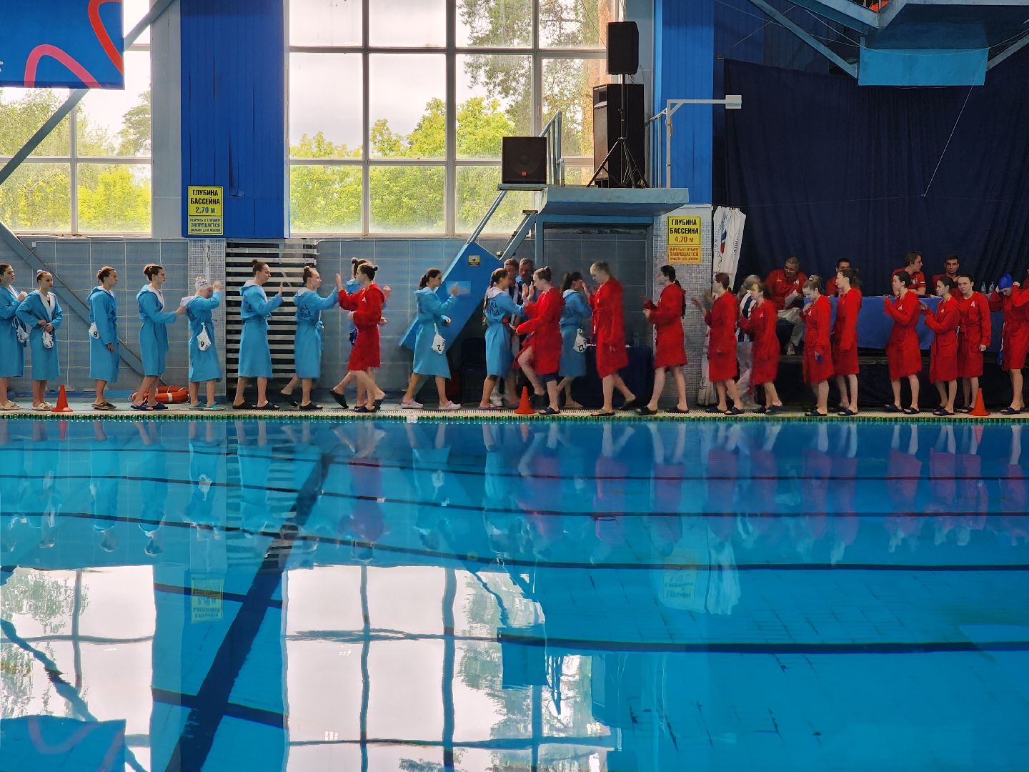 раменское, спорт, летняя спартакиада молодежи 2025, соревнование по водному поло среди юниорок,