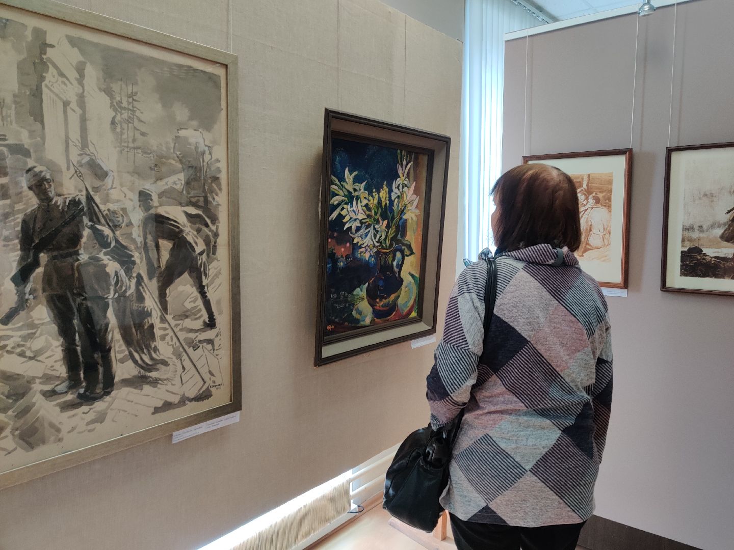 Красноармейск, Пушкинский, выставка, картинная галерея, художники-фронтовики