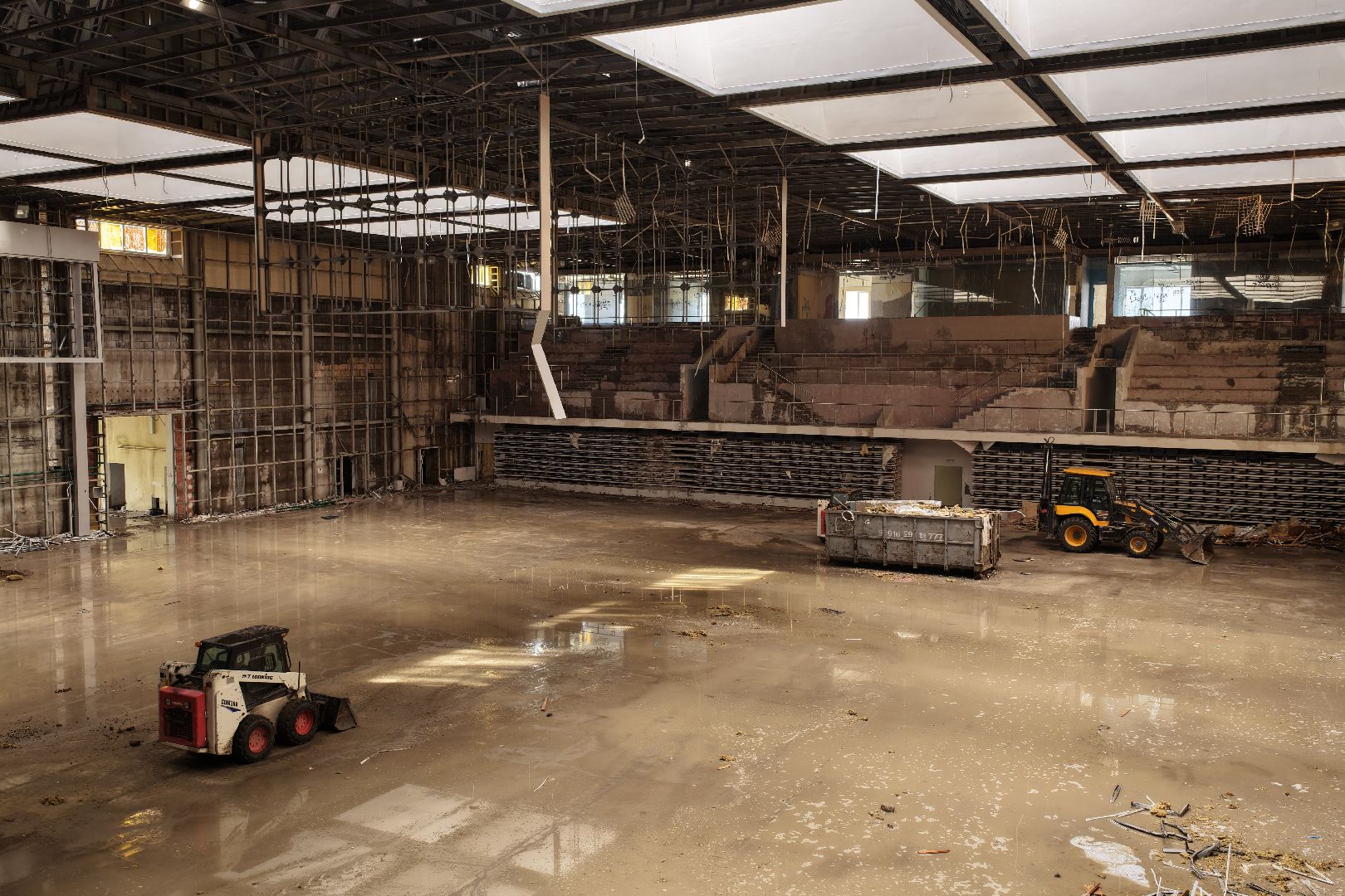 видео с коптера, академия дзюдо в Звенигороде,