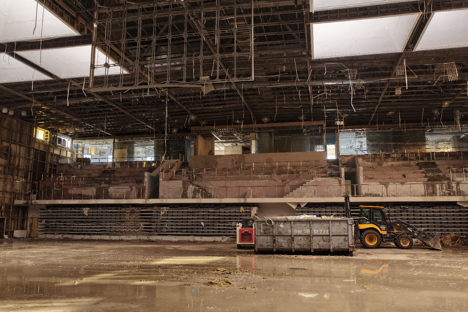 видео с коптера, академия дзюдо в Звенигороде,