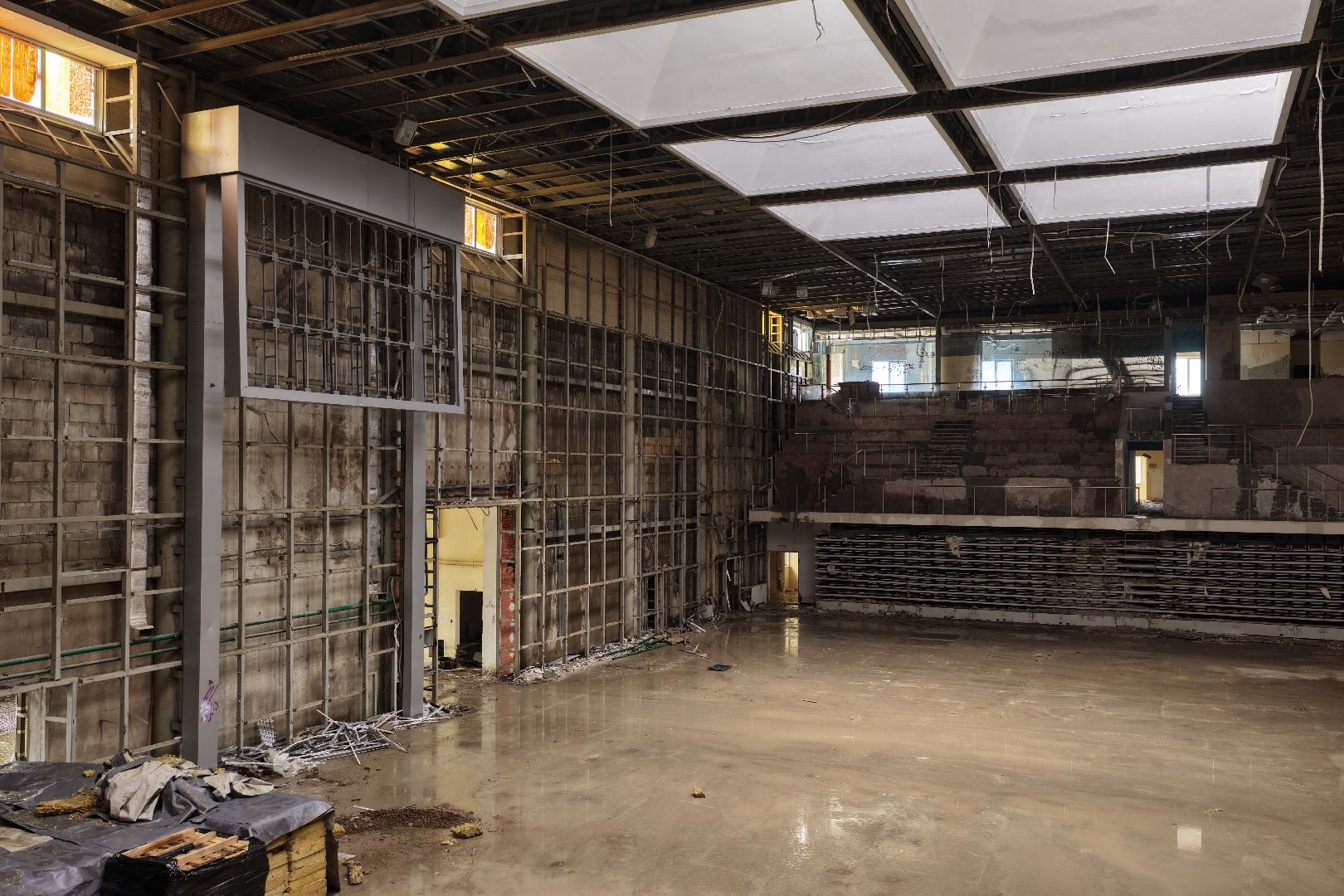 видео с коптера, академия дзюдо в Звенигороде,