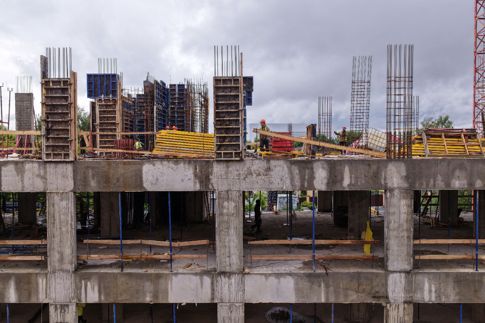 видео с коптера, поликлиника в одинцове, поликлиника в ЖК Гусарская баллада,