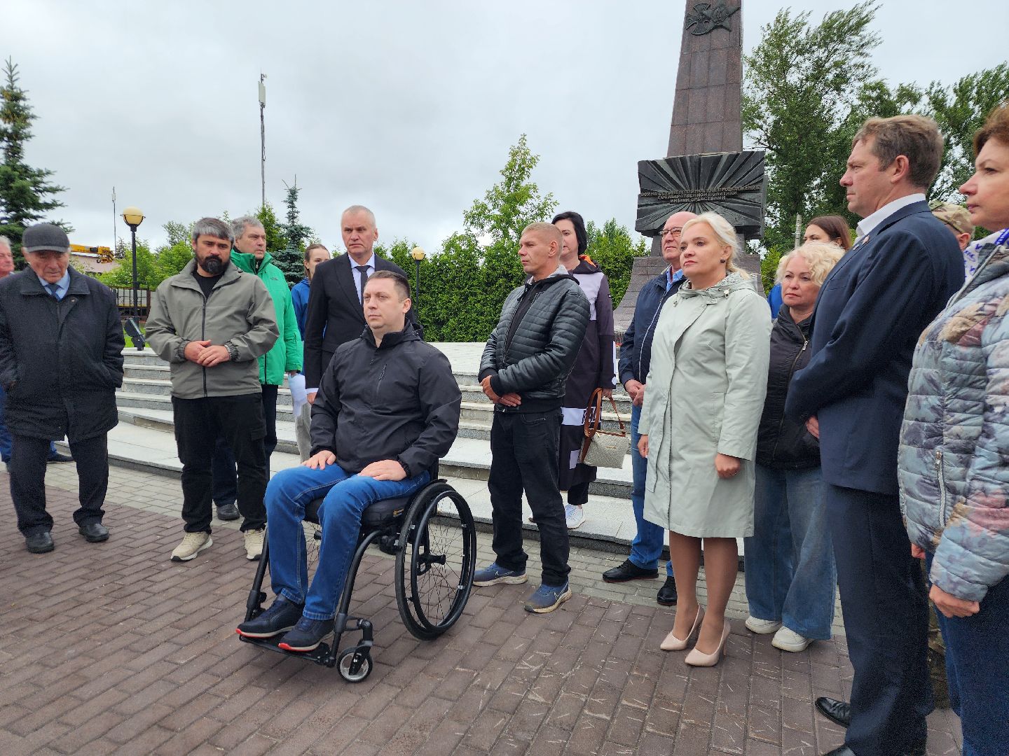 фрязино, возложение цветов, день памяти, ветераны боевых действий,