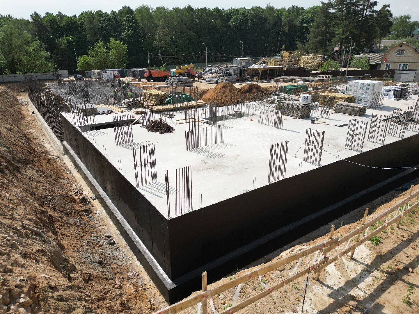 видео с коптера, дом в поварово, переселение из аварийного жилья,  дом для переселенцев солнечногорск,