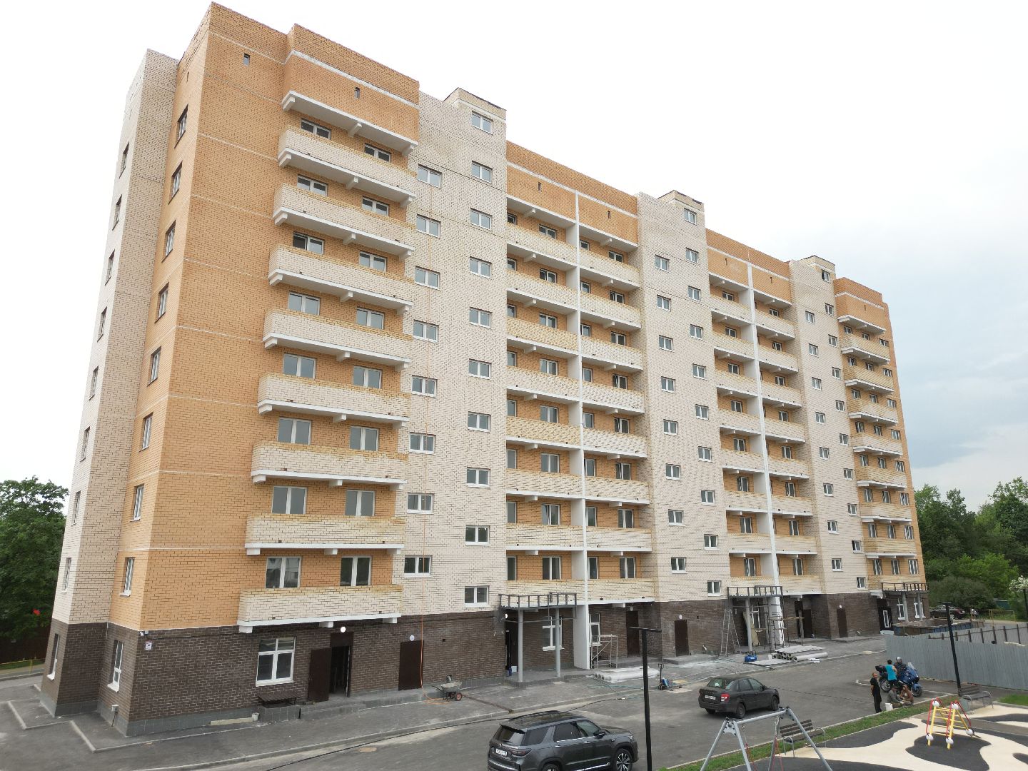 видео с коптера, дом для переселенцев солнечногорск, переселение из аварийного жилья,