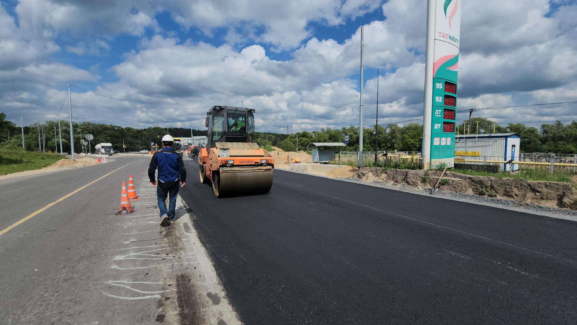 серпухов, дорога калиново-дракино, строительство дорог,