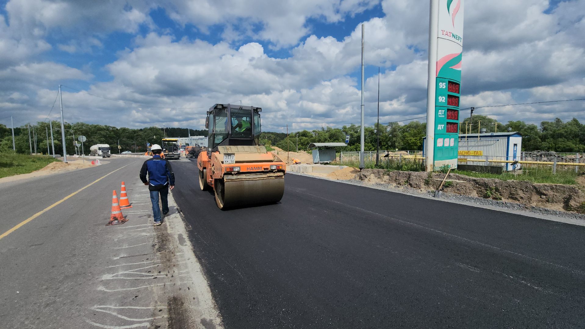 серпухов, дорога калиново-дракино, строительство дорог,